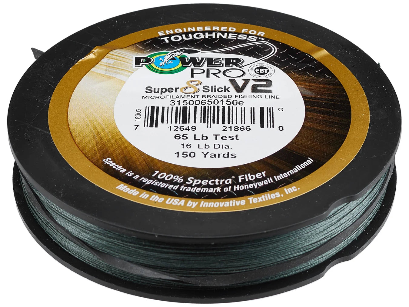 Power Pro Super 8 Slick V2 Braided Line Moss Green